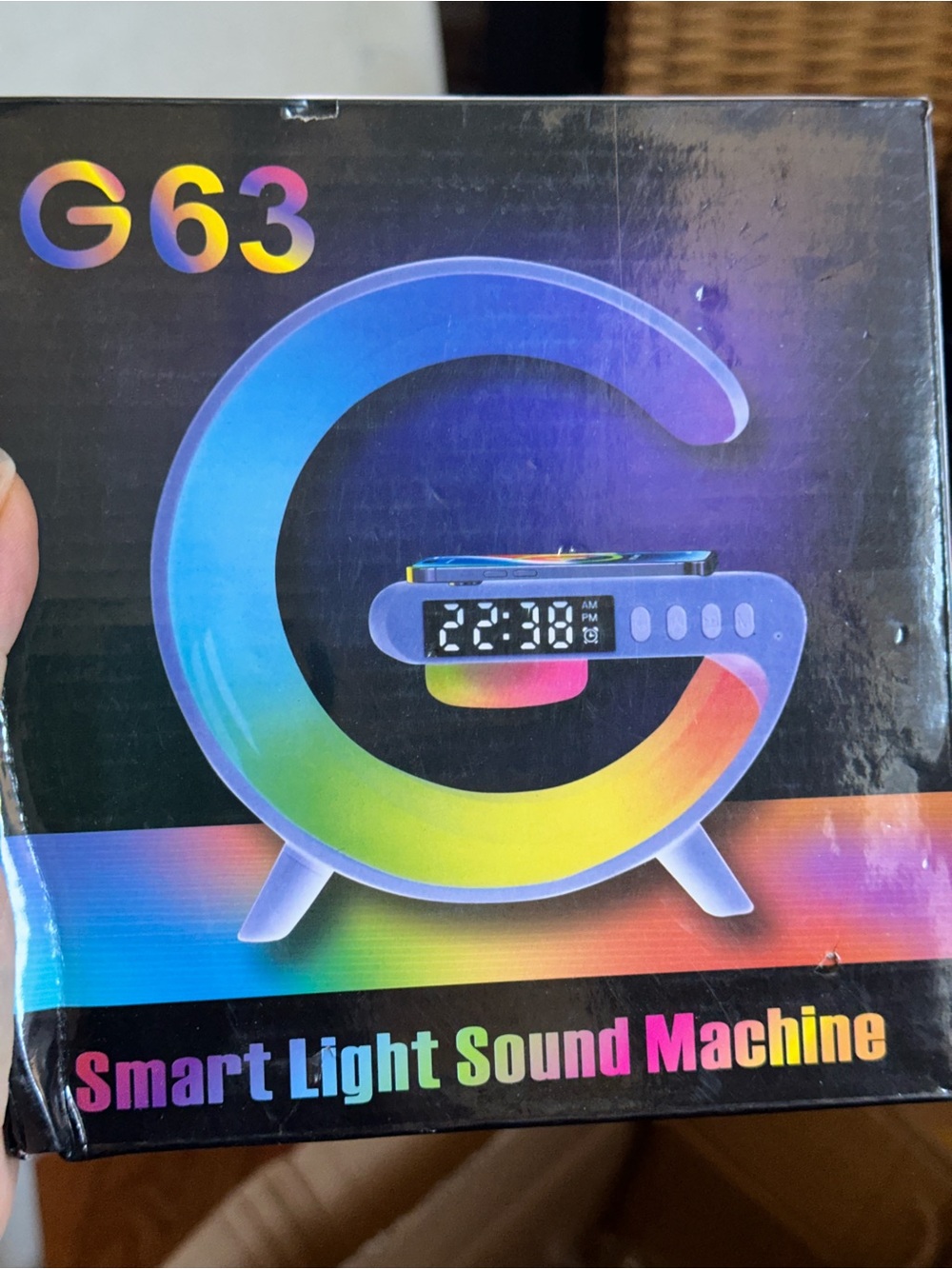 Multifunction Wireless Charger Stand & Rainbow LED Light